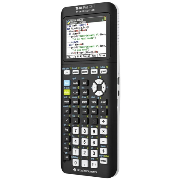 Calculatrice TI-84 Plus CE-T Python + Étui Protection WYNGS